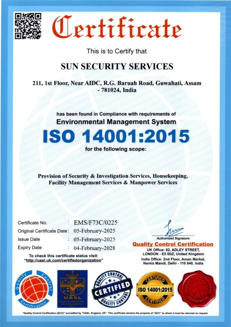 Security Training Certificate